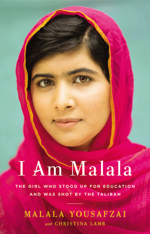 I Am Malala: The Girl Who Stood Up for Education and Was Shot by the
Taliban, by Malala Yousafzai and Christina Lamb. Image copyright Hachette Book
Group Inc, used under fair use