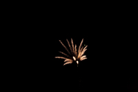 Fourth of July fireworks in Haines, Oregon