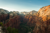 Zion Canyon, looking north from Angels Landing